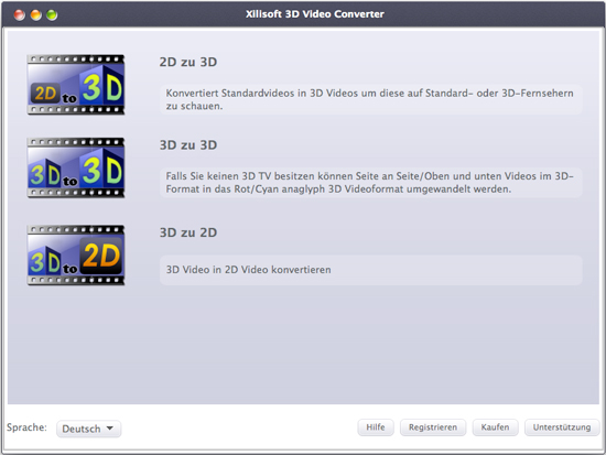 Xilisoft 3D Video Converter Mac