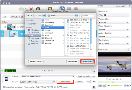 Xilisoft DVD to iPhone Converter for Mac