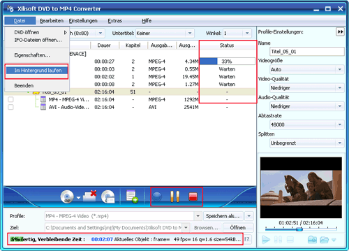 Xilisoft DVD to MP4 Converter