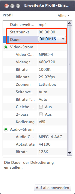 Videos auf iPhone Mac