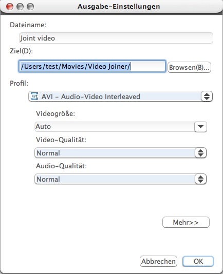 Video Segmente zusammenfügen Mac Anleitung
