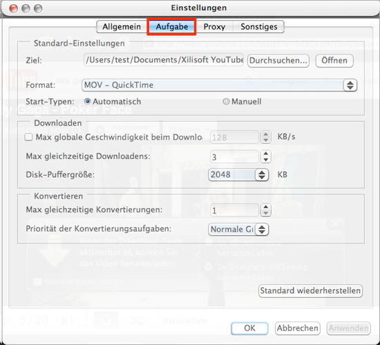 Xilisoft Youtube Video Converter for Mac